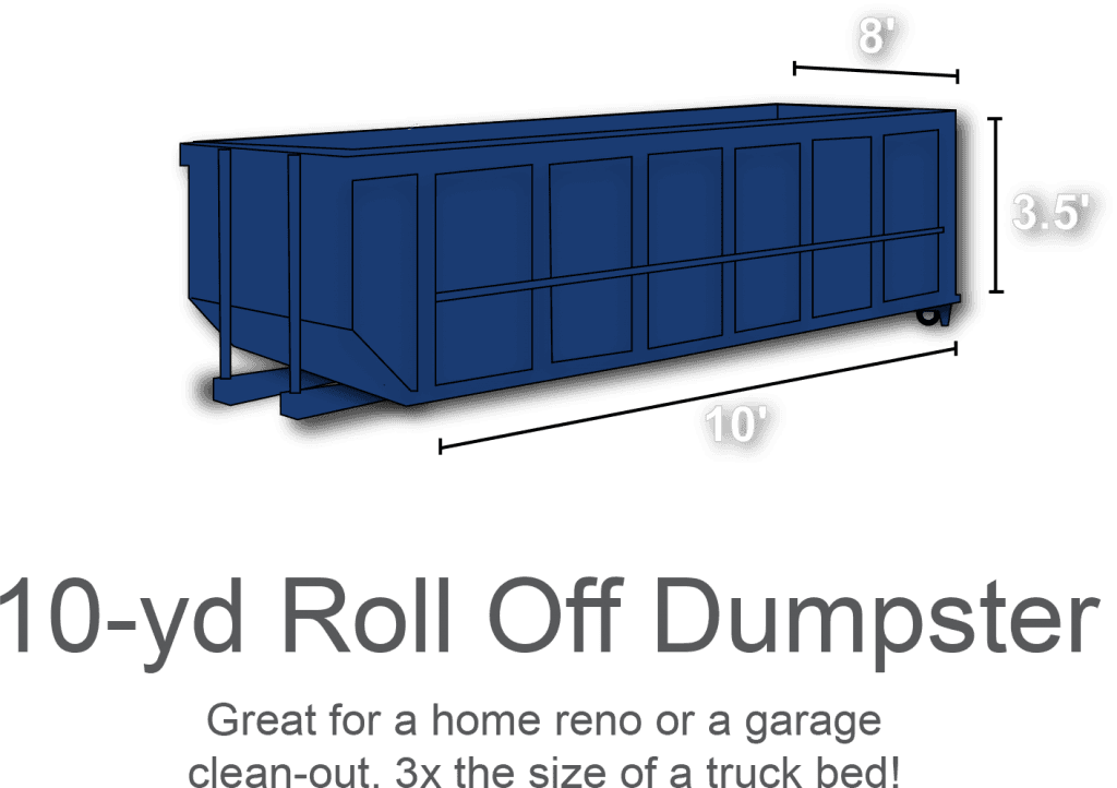 10-yd Roll Off Dumpster